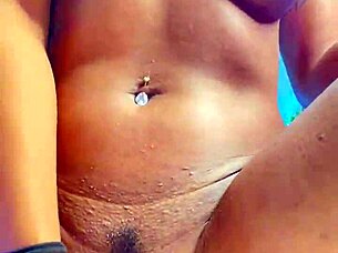 Masturbating Huge Clitoris In Intense Solo Session