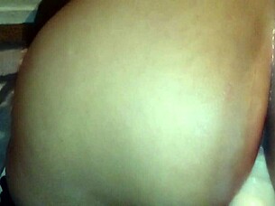 big booty doggystyle gets12 inch dildo cock