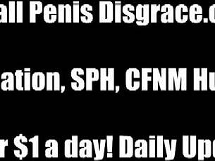 You should be ashamed of your tiny pecker, it's so small!