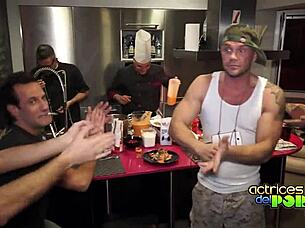 Dj Ponmela Otra Vez in Steamy Spanish Orgy Group