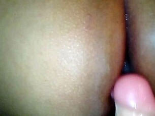 big booty doggystyle gets12 inch dildo cock