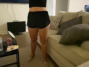 my big booty white whore with fat pussy takes big interracial cock