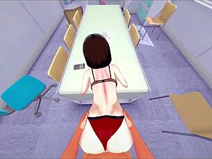 samsung sam gets pov facial before table fuck!