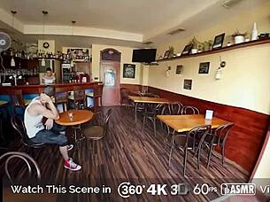 holly vr cafe horny adventures