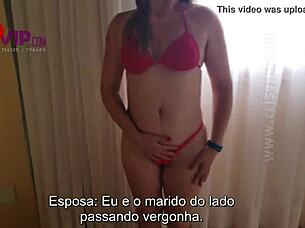 Cristina Almeida Teases With Cameltoe On Beach