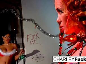 Charley chase and her sexy girlfriend fuck with big tits