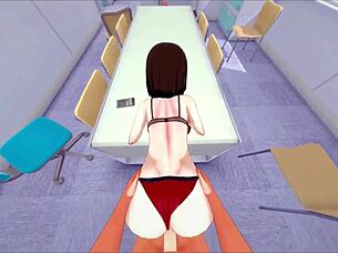 samsung sam gets pov facial before table fuck!