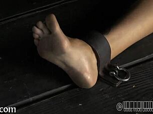 fucking machine used in sadomasochism session with detailed actions and roles