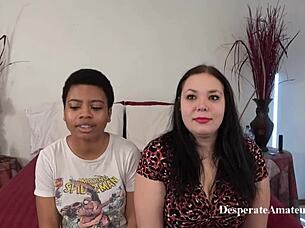 Casting Compilation Desperate Amateurs Threesome Spitroast Action 😈