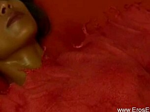 in this massage, her sweet exotic pussy gets fingered intensely.