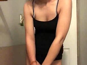 Sexy Petite Teen Teases with Spandex