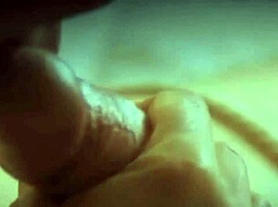 Sucking a good cock and extracting its semen in homemade blowjob!
