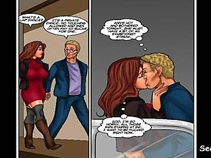 this broke housewife turns stripper in recession blues, clothes ripped off for the couple.