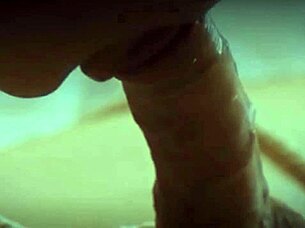 Sucking a good cock and extracting its semen in homemade blowjob!