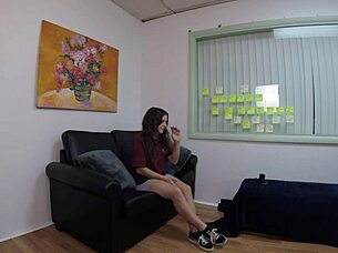 lala rose in her casting interview, looking cute.