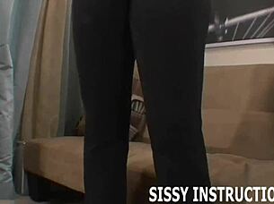 I make all my slaves dress up like sissy sluts in bdsm pov bisexual femdom