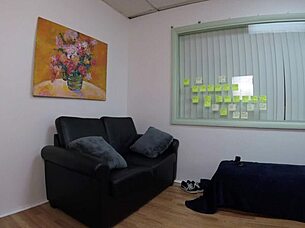 lala rose in her casting interview, looking cute.