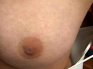 horny chick's titty fuck blowjob