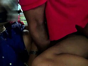 Bengali Girl In Red Saree Enjoys Outdoor Doggystyle Sex