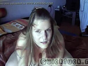 amateur couple shares intimate moment