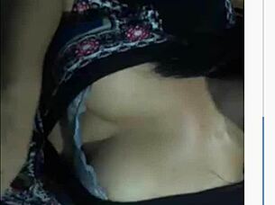 Natasha performs on webcam