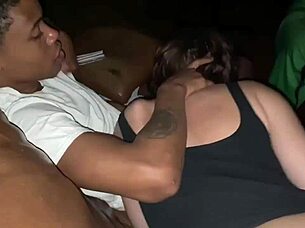 fat ass white girl at college party with friend getting attention pt1