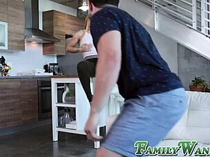 Dazzling 18yo sloan harper doused in cum