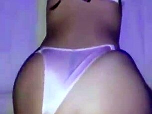 blonde with braids takes it hard doggystyle