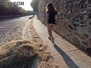 andy hot, 'i'm showing my ass on the street part 2'