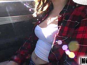 hayden hennessy stranded with milf for hardcore fun