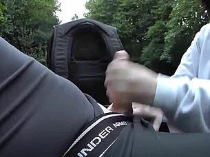 homemade public blowjob outdoors in high definition with nude amateurs