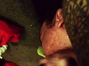 Sloppy Wet Deep Throat Blowjob On Monster Cock