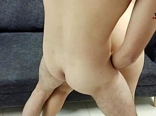 i gave my stepsister a huge squirt with my hard cock, what an ass she has!