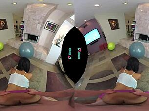 Ebon y jenna foxx bent over and fucked in yoga pants.