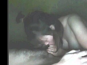 Watch this busty asian suck cock