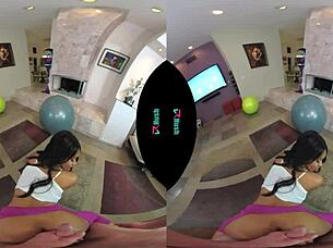 Ebon y jenna foxx bent over and fucked in yoga pants.