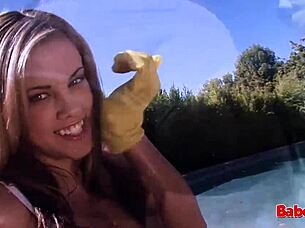 Big ass Latina babe gets worshiped and fucked by big black cock