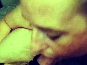 amatuer blonde tashnic performs a sucking scene