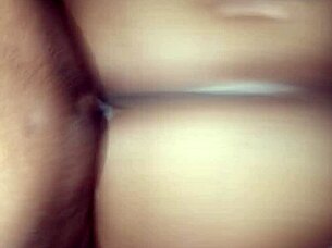 She gets extremely wet in her pussy when I fuck her big ass from behind passionately.