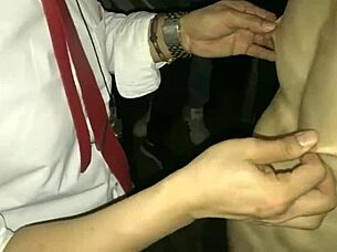 Asian hot gay bound in bondage