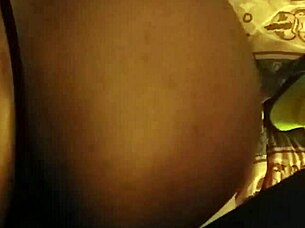 i slowly stroke her from behind in the hotel