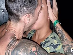 Enjoying the big-assed woman in the swing house in Rio de Janeiro