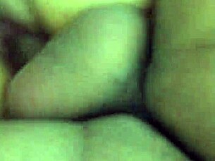 My chubby black prostitute bends over for doggystyle action