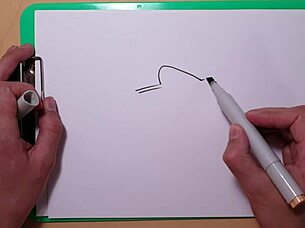 Quick Sketch With Copic Markers The Process Of Drawing A Portrait