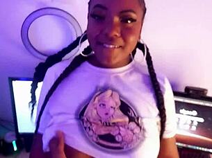 Latina maid with big tits gets roughly bent over and fucked by monster cock, creampie and cum in mouth.