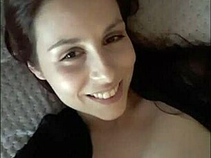 i'm sliding this glass dildo into my wet pussy