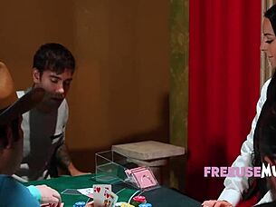 milf croupier getting free used in casino by payton preslee