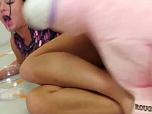 Extreme cum drinking in bondage