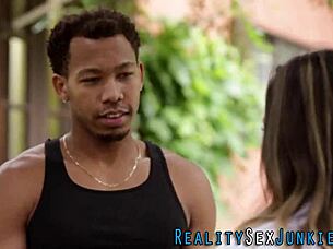 i watch real cutie fuck big black cock outdoors