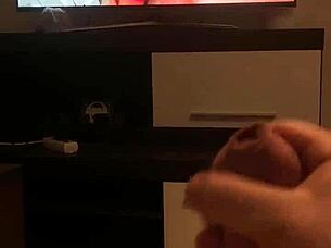 Handjob with Victoria June leading to cumshot 😏